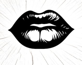 Lips Svg, Lips Png, Kiss Svg, Woman Lips Svg, Kiss Design Svg, Lips Cricut And silhouette, Instant Download, Kiss Me Svg, Lips Sticker Eps