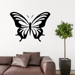 Arte de la pared de la mariposa, mariposa png, mariposa svg, mariposa clipart, mariposa descarga digital, vector, archivo de corte, mariposa silueta eps