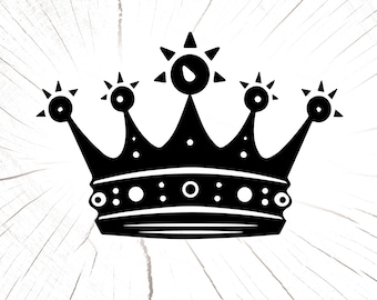 Crown Svg, King Svg, Queen Svg, Crown Png, Princess Svg, Prince Svg, King Png, Royal Svg, Cricut Cut File, Royalty Svg, Tiara Svg, Dxf, Eps
