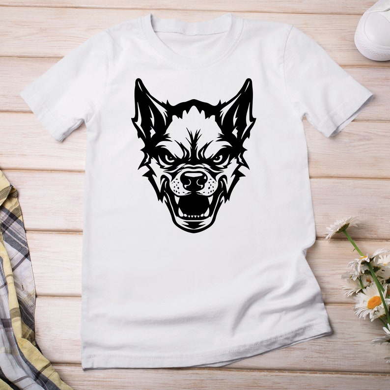 Angry Dog SVG, Angry Dog Face PNG, Bad Dog Instant Download, Angry Pup ...