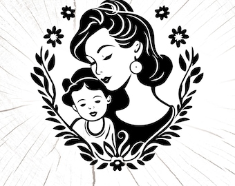 Mother Of Girl Svg, Momlife Svg, Mom Life Kid Life Svg, Mom And Daughter Svg, Momlife Wall Art, Mom And Daughter Wall Art,  Mom Life Png Eps