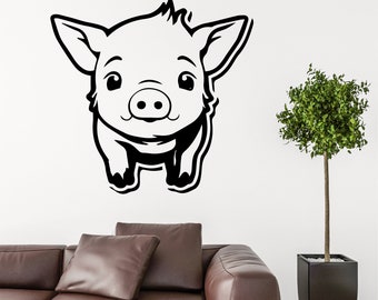 Cute Pig Png, Baby Pig Svg, Mini Pig Digital Download, Pig Sticker ,Pig Ornament, Pig Cut File, Pig Vinyl Cutting, Pig Wall Art, Pigs Cricut