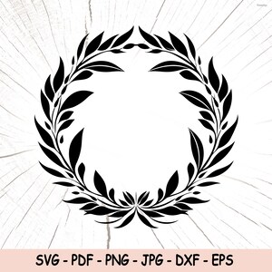 Lauren Wreath SVG, Wreath PNG, Wreath Svg, Floral Frame Instant Download, Wreath Cricut Cut, Wreath Print, Wreath Sublimation, Silhouette