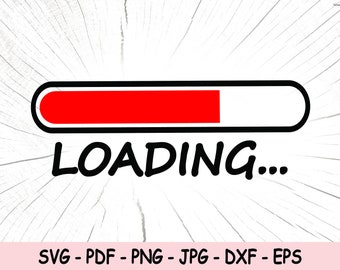 Loading SVG, Loading PNG, Loading Clipart, Loading Vector, Loading Sticker, Progress Bar SVG,  Loading Bar Vector, Loading Pulse Clip Art