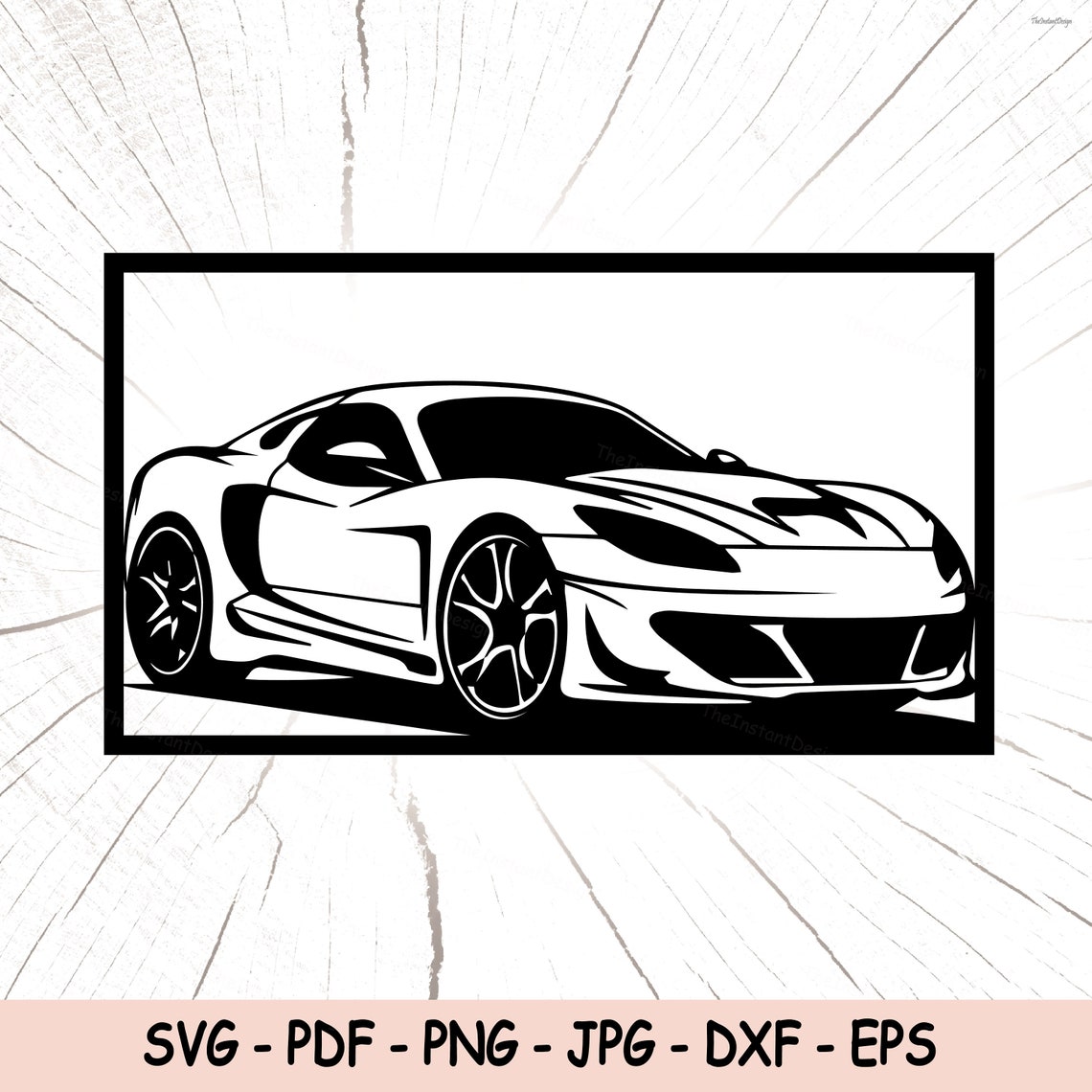 Race Car SVG, Race Car PNG, Race Car Plasma Cut File, Race Car Decor ...
