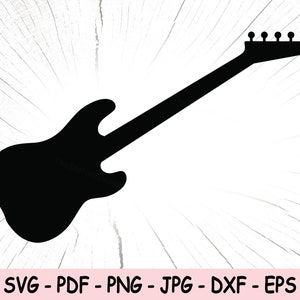 Guitar SVG, Guitar PNG, Electric Guitarist SVG, Guitar Silhouette Svg, Guitar Vector Files, Guitar Clip Art, Acoustic Guitar eps, Guitar pdf