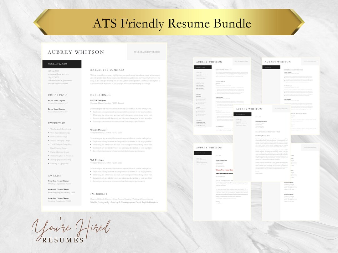 Clean and Simple Resume Template - Il 1080xN.5037028507 B4ud