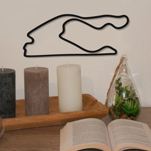 Miami Circuit Silhouette for Wall Decor, Wall Art