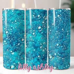 Water 20 oz Skinny Tumbler Wrap Sublimation Template PNG Digital Download Reusable Water Cup Tumbler Wrap, Summer Tumbler Wrap, Pool Tumbler