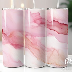 Tumbler Wrap PNG | Sublimation Template for 20 oz Skinny Tumbler Cup | Instant Download Sublimation Designs