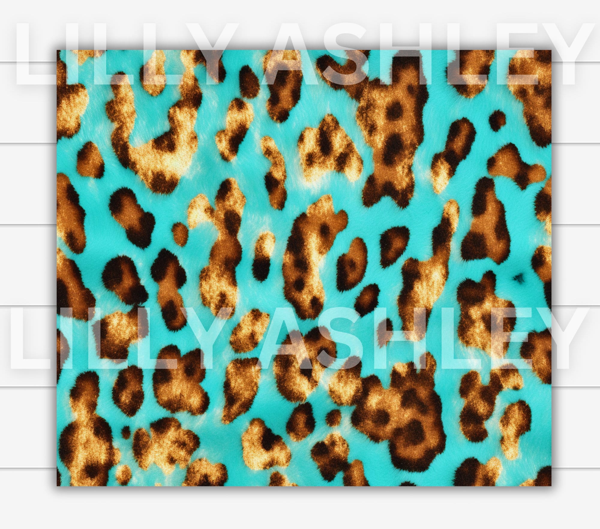 Cheetah Print 20 Oz Skinny Tumbler Sublimation Template Design for ...
