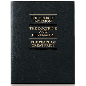 LDS Triple Combination: Book of Mormon, Doctrine and Covenants, Pearl of Great Price~ Hardcover or Paperback