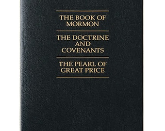 LDS Triple Combination: Book of Mormon, Doctrine and Covenants, Pearl of Great Price~ Hardcover or Paperback