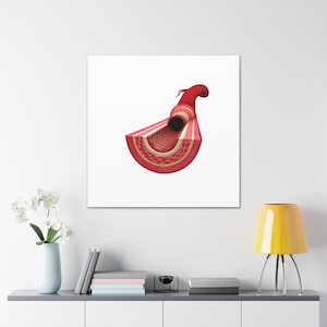 Human Artery Illustration Art Canvas Gallery Wraps