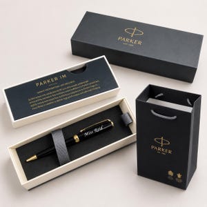 Personalised Parker IM Pen - Engraved Ballpoint with Gift Box