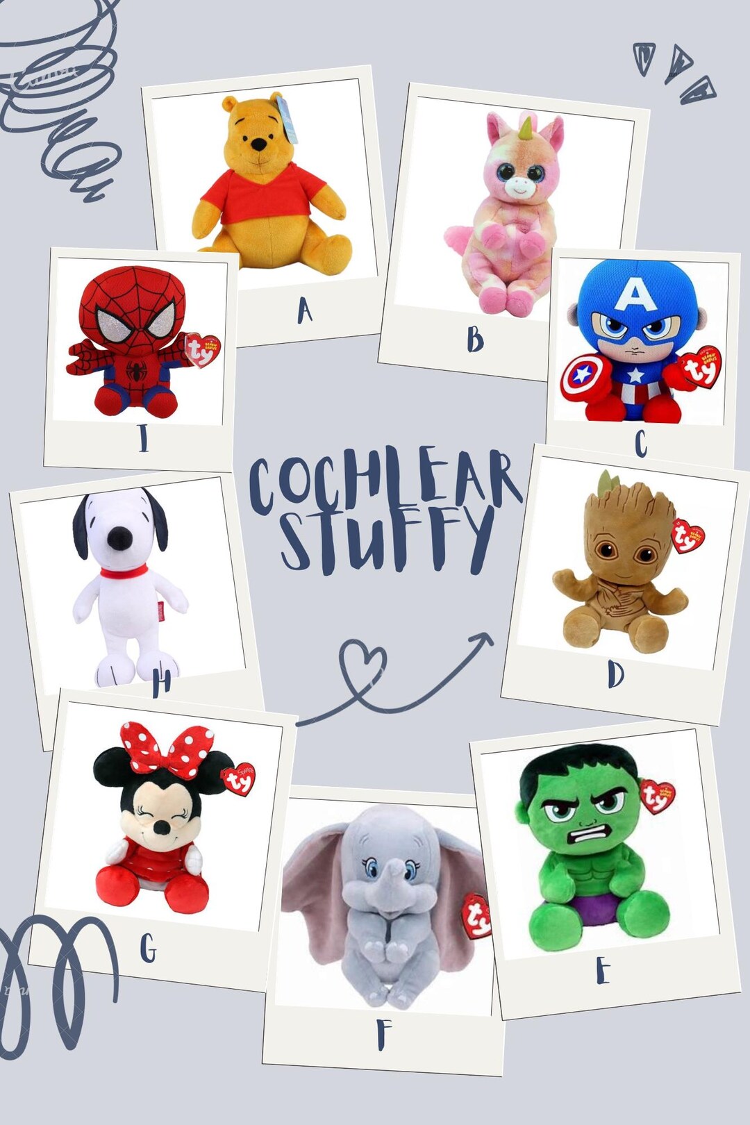 Customizable Cochlear Implant / Hearing Aid Stuffed Toys - Etsy