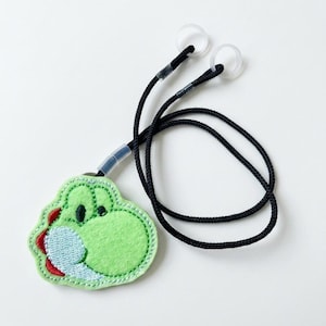 Customizable Cochlear Implant / Hearing Aid Retention Cord - Super Dino