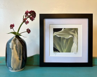 Lily | Framed Hand-Embroidered Photograph