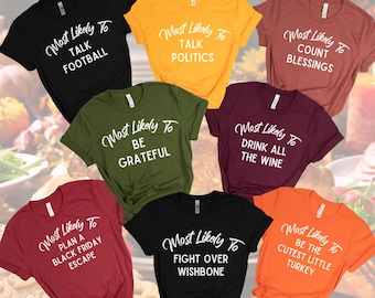 Family Group Thanksgiving T-Shirts, Group Shirts,Thanksgiving Family T-shirt, Funny Friendsgiving tshirt, Matching Thanksgiving Shirt,Family