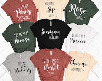 Ladies Winery Trip, Matching Group Shirts, Girls Trip Tees, Birthday Getaway T-Shirt, Funny Drinking Shirts, Womens Party Weekend Away