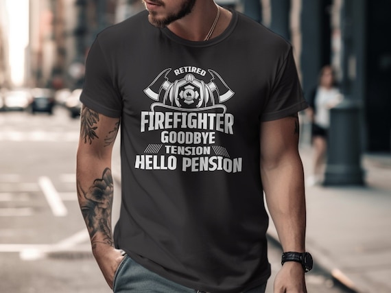 Retired Fire Captain Firefighter Shirt - Fireman Gift Retired Fire Captain Firefighter Shirt - Fireman Gift