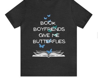 Book Boyfriend Unisex Jersey Short Sleeve Tee