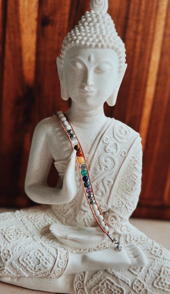 Chakra Healing Gemstone Crystal Bracelet