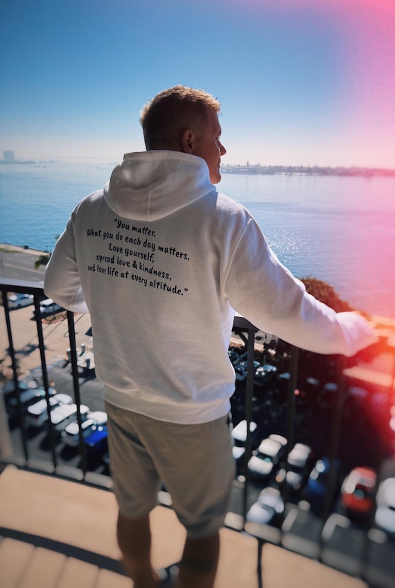 Three-Panel Double Sided Fleece Hoodie
