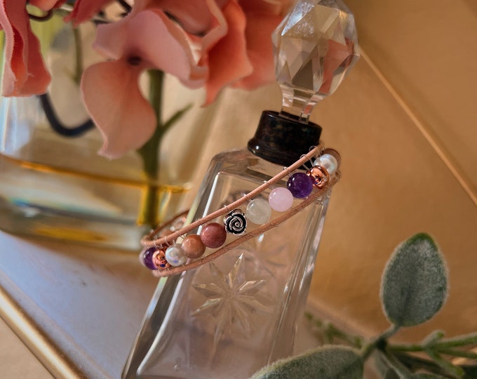 Feminine Empowerment Gemstone Crystal Bracelet