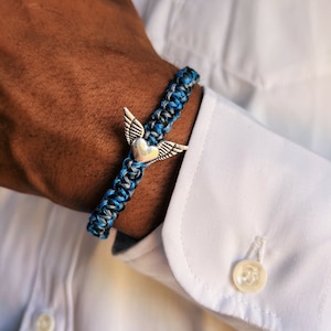 Multicolored Charm Custom Macrame Bracelets (Love Life at Every Altitude)
