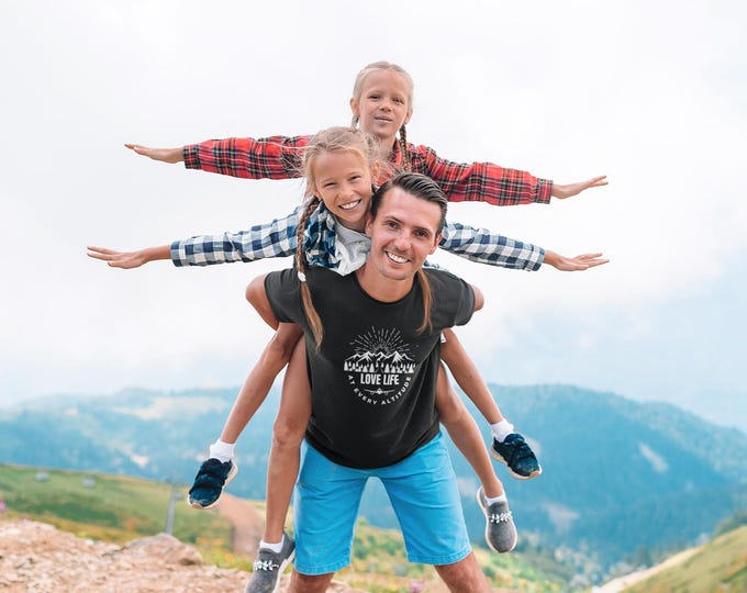 Gender Neutral Flight Through the Mountains Tee