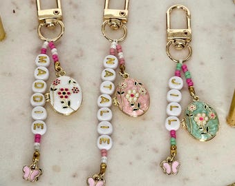Custom Name Keychain Vintage Style Locket | Keychain Locket