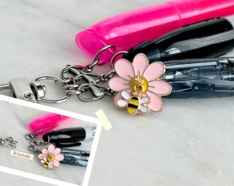 Badge Reel Accessories | Mini Pen + Sharpie + Highlighter — Customizable Nurse & Healthcare Tool, Secure Welded Junctions | Nursing Student
