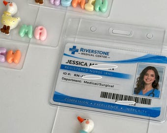 Y2K Badge Buddies — Customizable Nurse & Healthcare Badges, Nurse Badge Buddy | RN Badge Buddy| Nursing Student