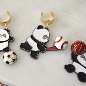 Panda Stethoscope Charm: Sports Nurse/Medical Student Gift. Welded for Extra Durability.