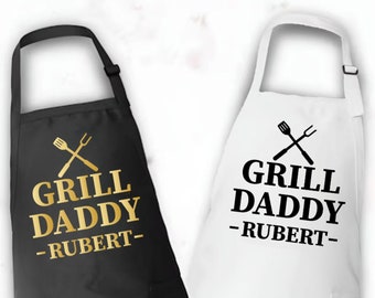 Personalized Grill Apron for Men, Father's Day Gift