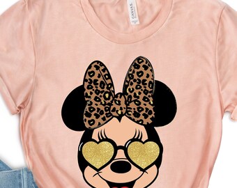 Disney Minnie Mouse Shirt, Leopard Minnie Mouse Trip Shirt, Minnie Safari Leopard Shirt, Animal Kingdom Shirt, Disney Family Vacation Shirts