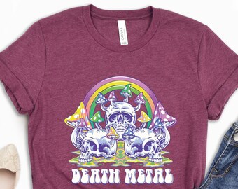 Death Metal Shirt, Rainbow Shirt, Heavy Metal Shirt, Metal Lover Shirt, Metal Music Shirt, Funny Men Shirt, Metal Head Gift, Music Lover Tee
