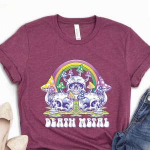 Death Metal Shirt, Rainbow Shirt, Heavy Metal Shirt, Metal Lover Shirt, Metal Music Shirt, Funny Men Shirt, Metal Head Gift, Music Lover Tee