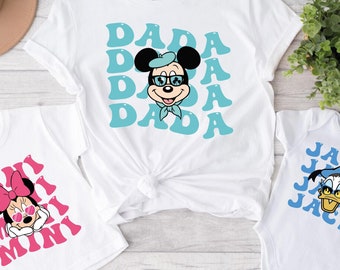Custom Name Mickey and Friends Family Vacation Shirt