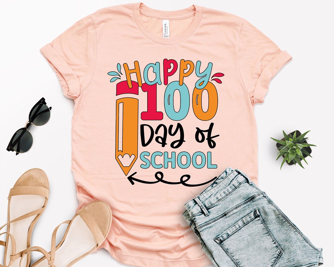 100 Days of School Shirt, Celebrate 100th Day Shirt, Back to School ...