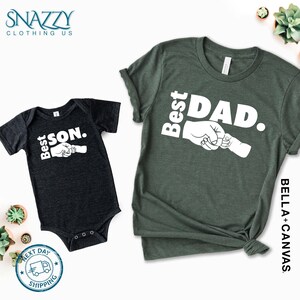 Best Dad Best Son Shirt, Son and Dad Matching Shirts, Father Son Matching Shirts, Dad and Son Shirt Set, Father&#39;s Day Gift for Dad