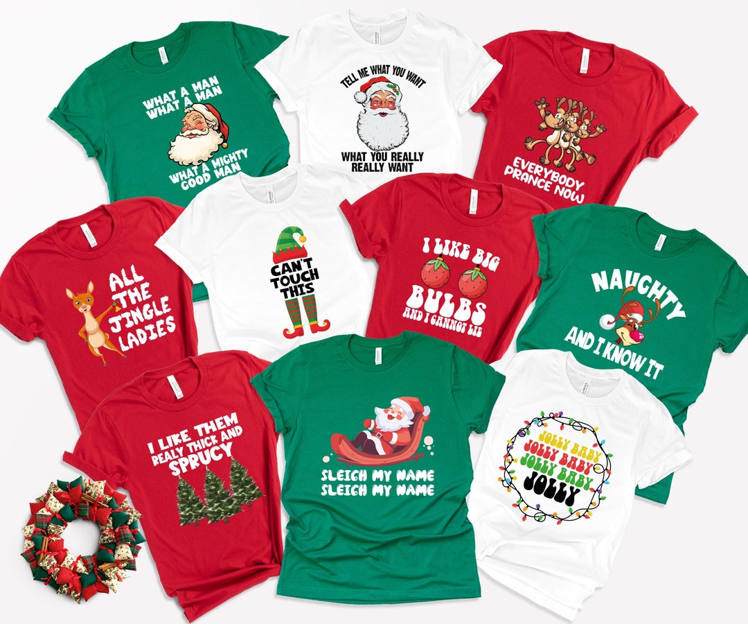 Family Group Christmas Shirts, Matching Christmas Outfits Shirts, Funny ...