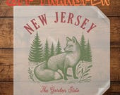 New Jersey DTF Transfer Design - Perfect Gift for NJ Enthusiasts