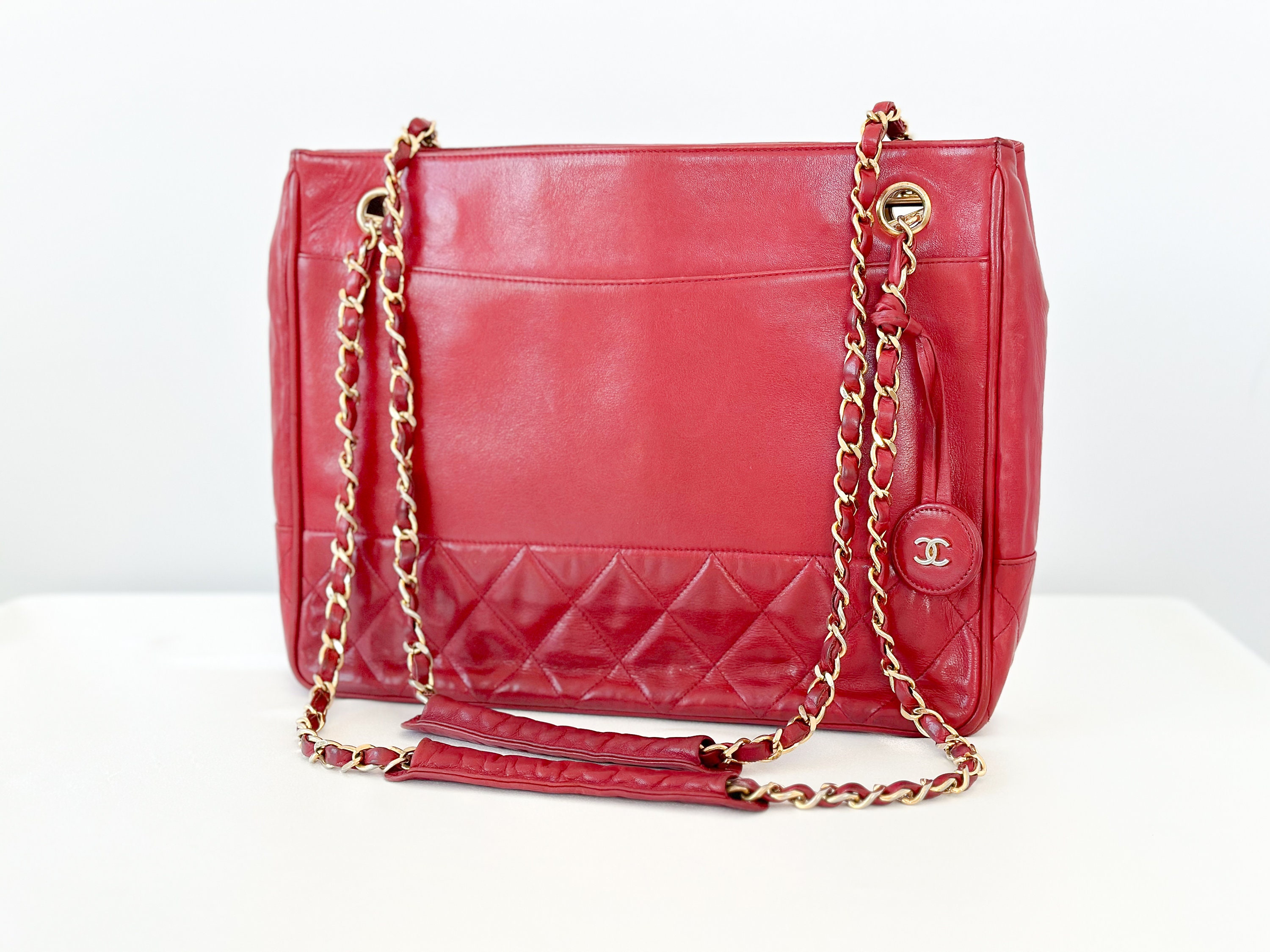 Red Chanel Bag 