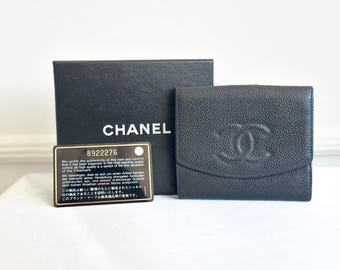 Chanel Vintage Bifold Caviar Wallet
