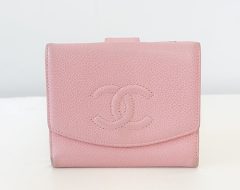 Chanel Caviar Wallet Pink