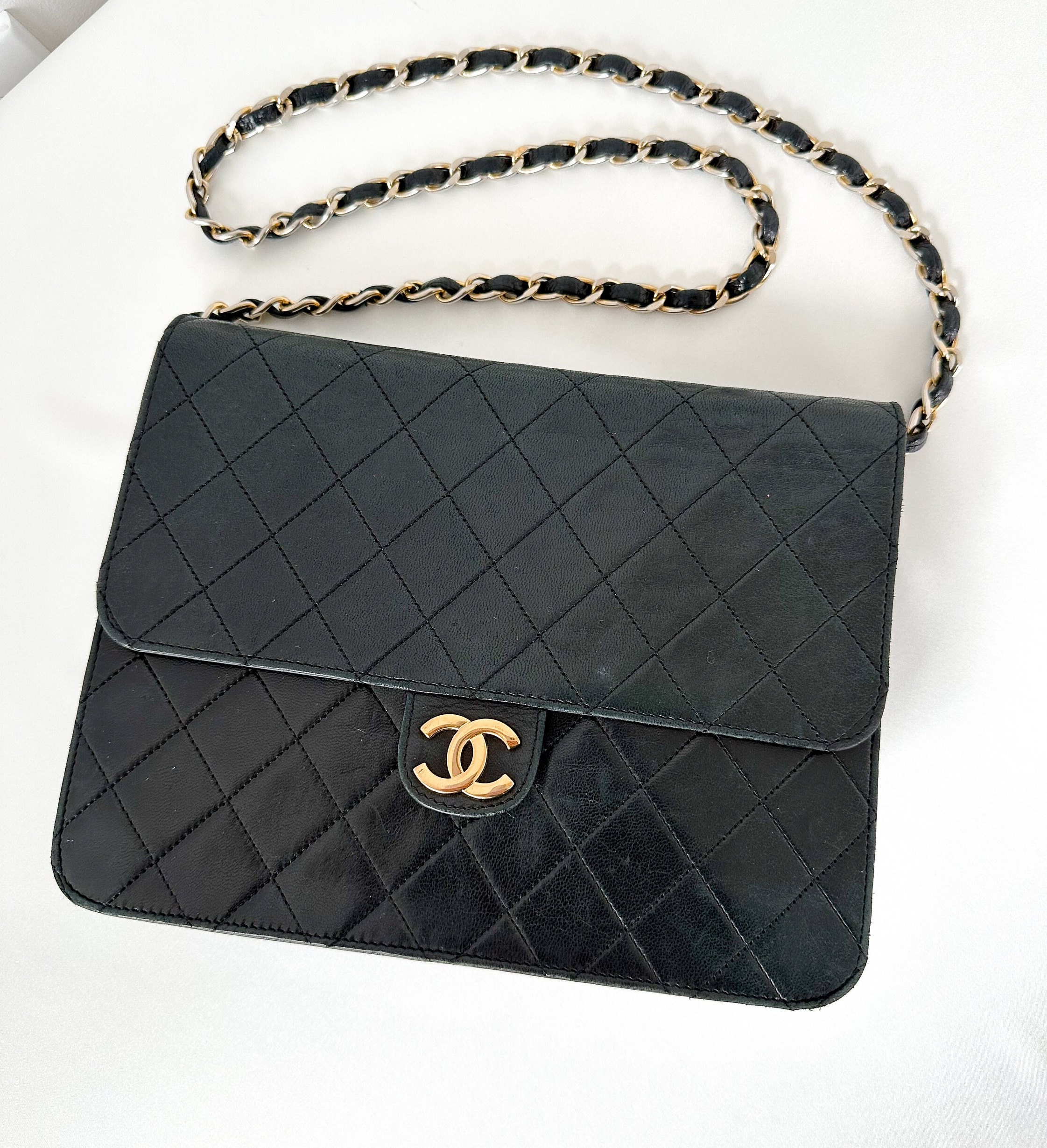 Chanel Classic Flap Bag Small Lambskin Leather – l'Étoile de Saint Honoré