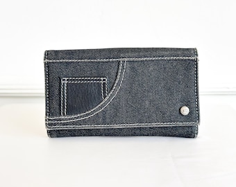 Christian Dior Denim Long Wallet