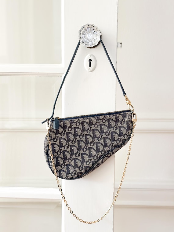 Christian Dior Vintage Saddle Bag - Etsy